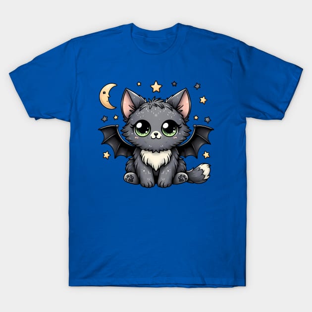 Bat cat T-Shirt by ArtisticBox